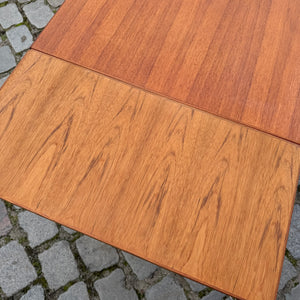 Kleiner, ausziehbarer Esstisch Teak aus Dänemark