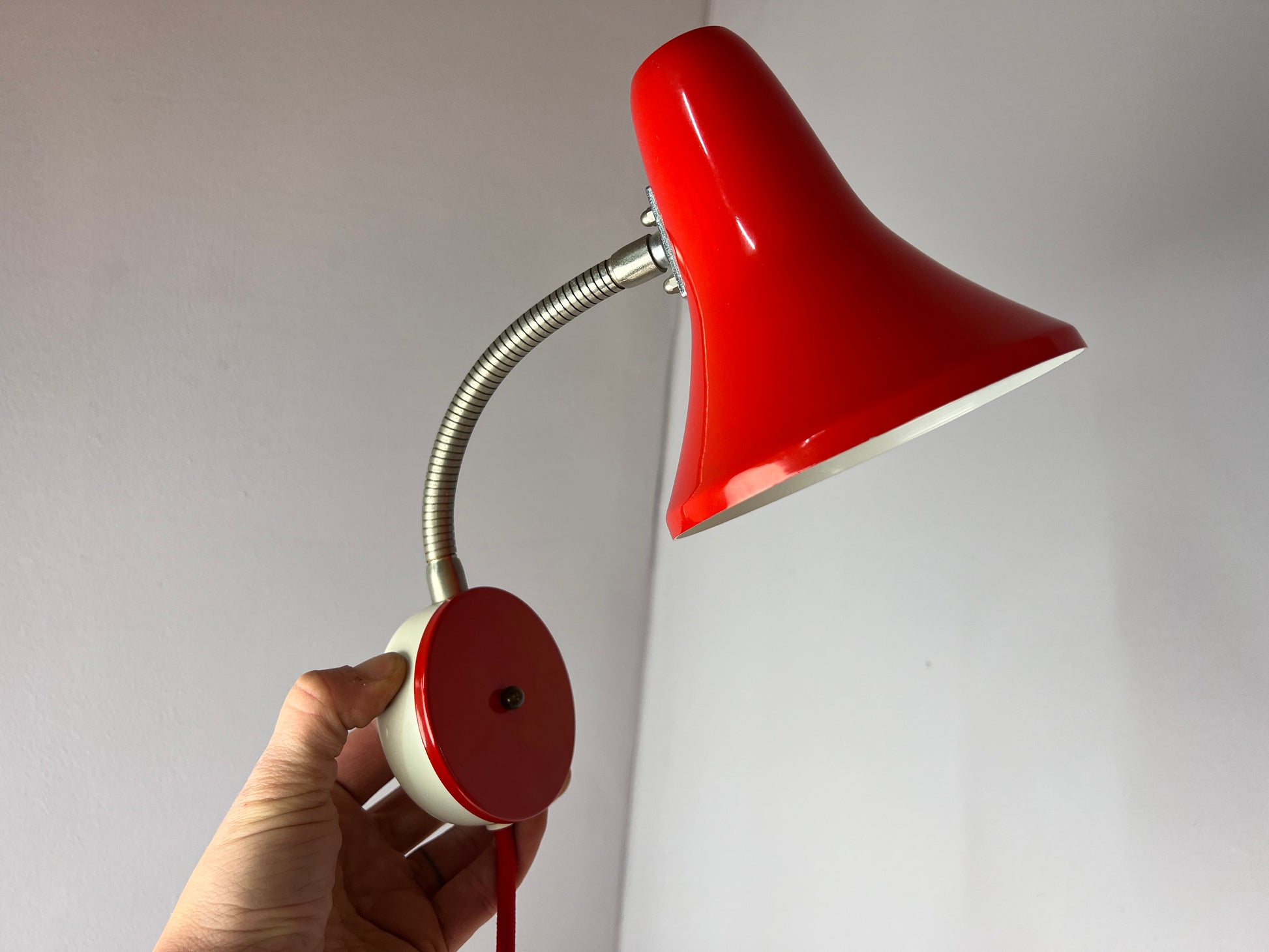 Wandlampe rot