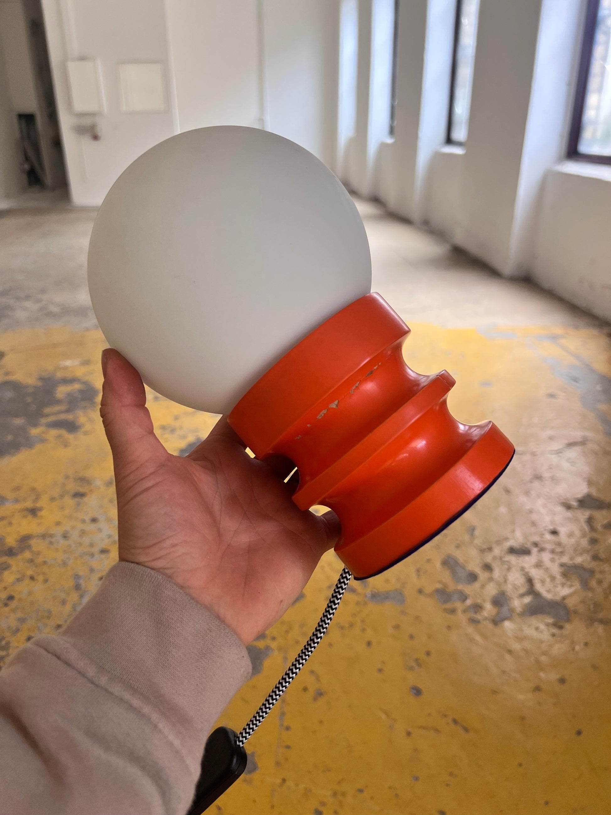 Tischlampe Opalkugel