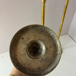 Set: Trio hohe Kerzenständer Messing