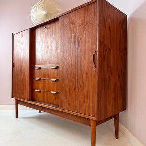 Highboard Teak von Tibergaard aus Dänemark