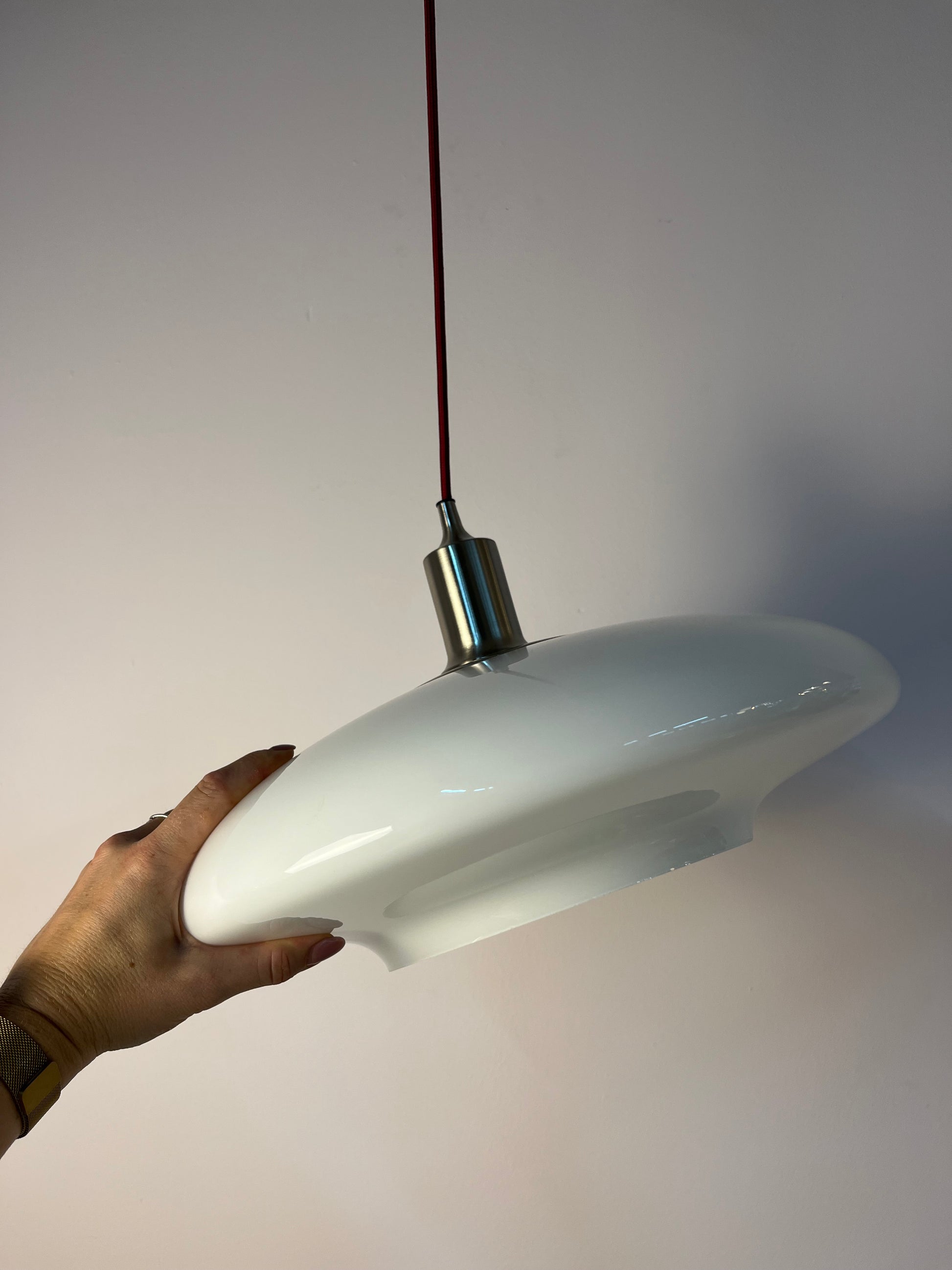 Hängelampe TÄLLBYN weiß Glas für IKEA