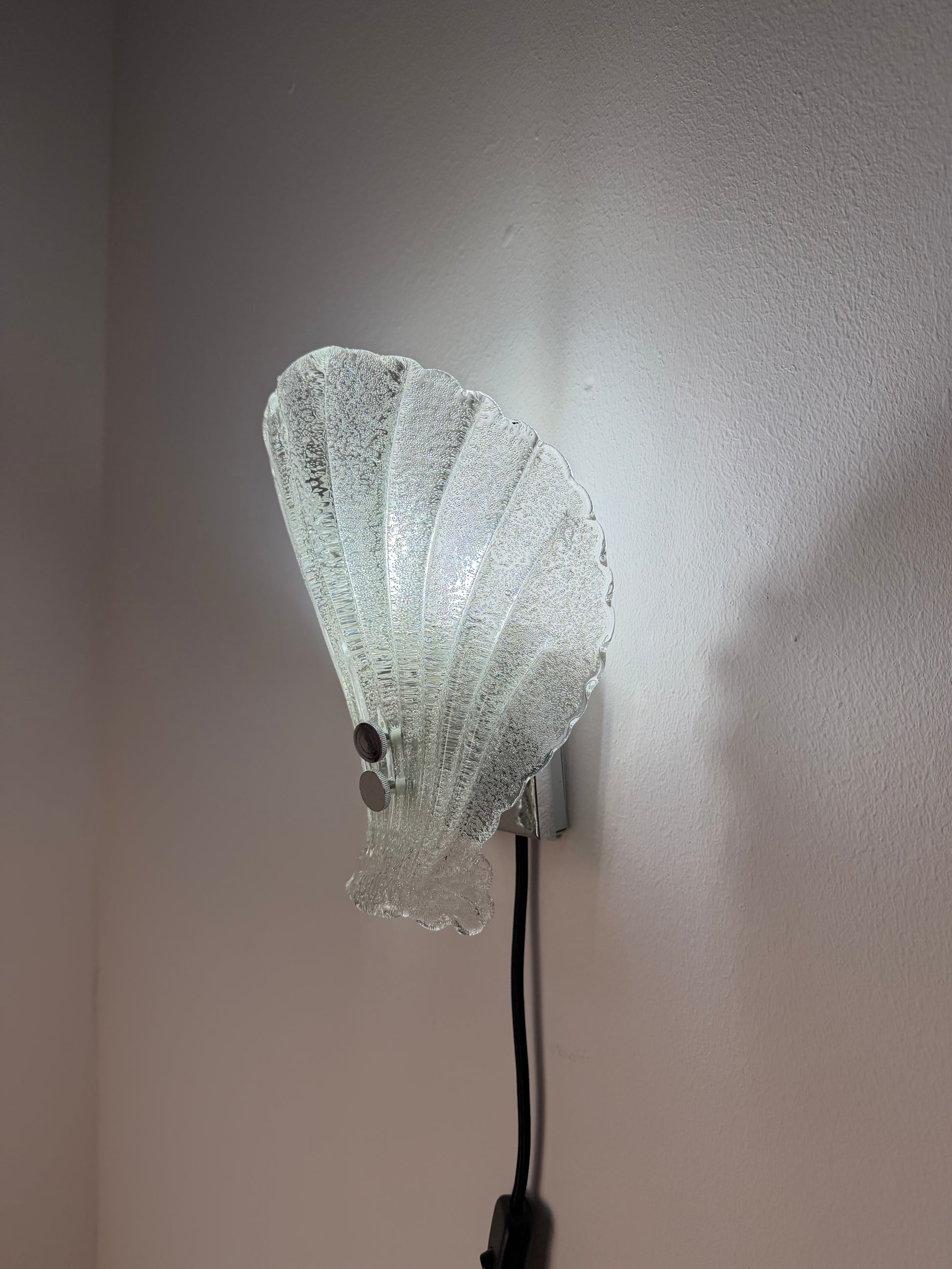Wandlampe Muschel Glas von Sölken