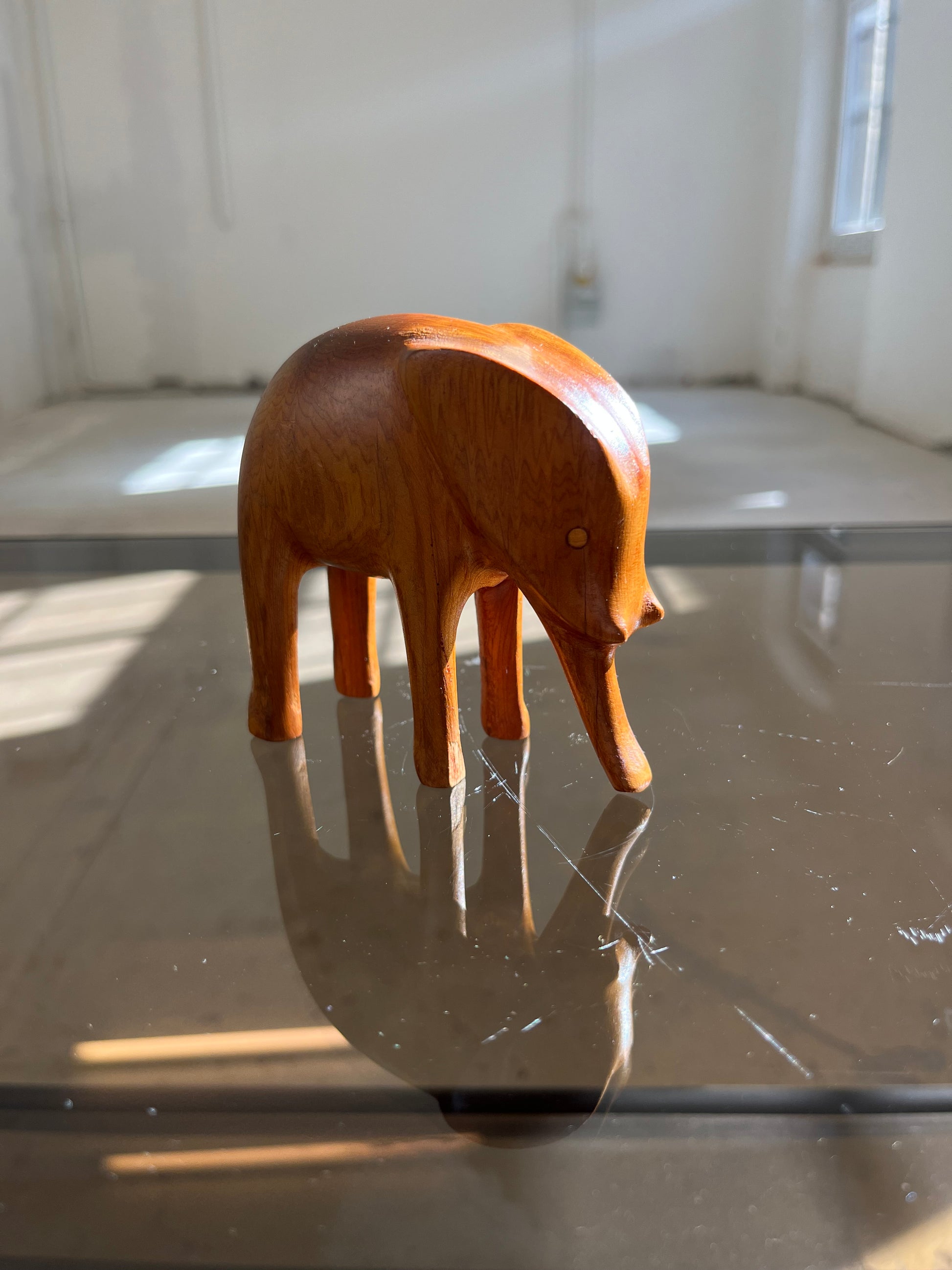 Holzfigur Elefant