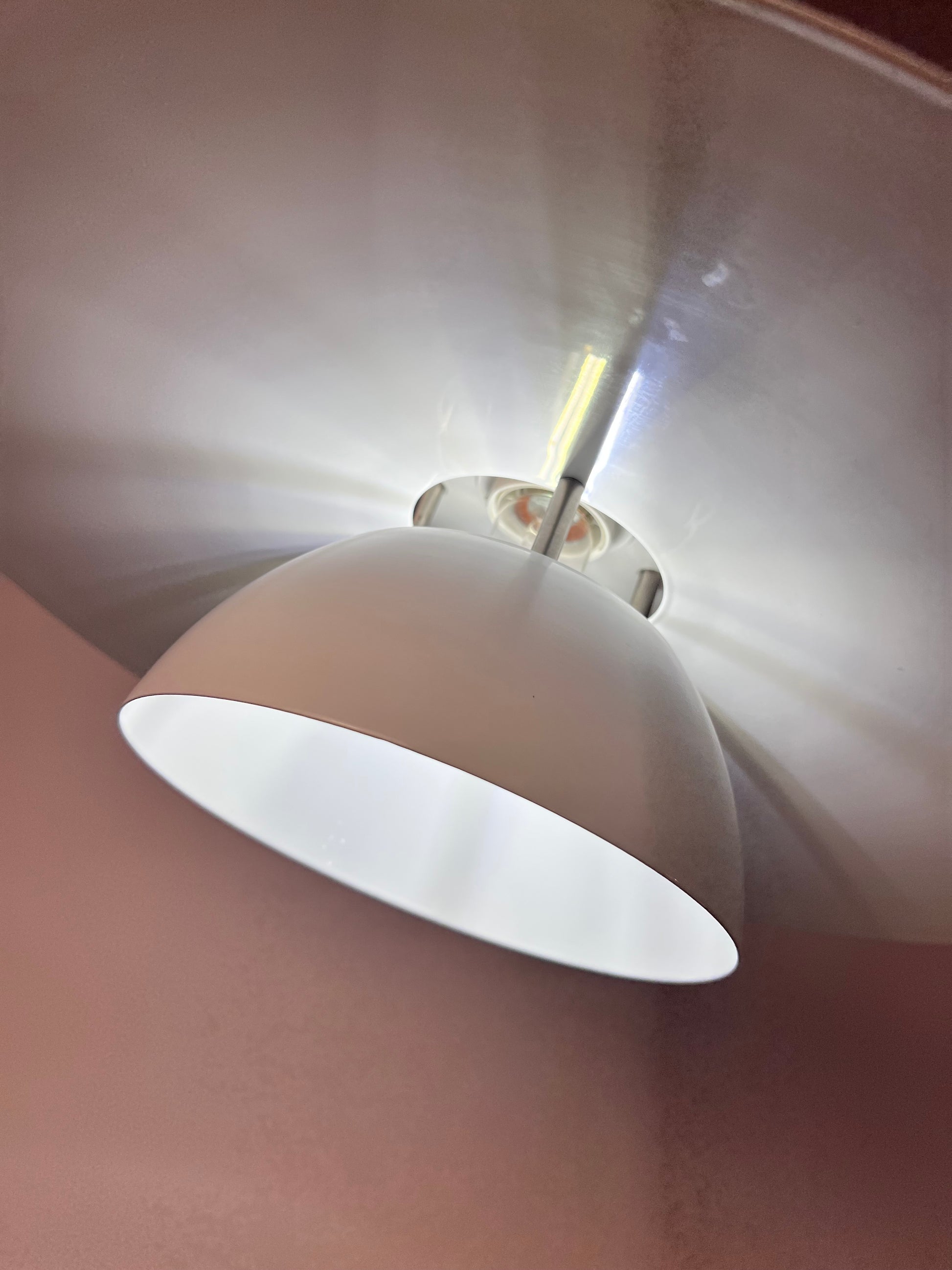 Lamellenlampe weiß aus Dänemark