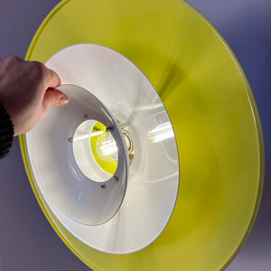 Lamellenlampe teils neu lackiert aus Dänemark