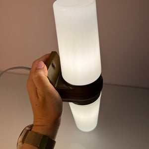 Wandlampe Modell 6060 braun von Sigvard Bernadotte für Ifö