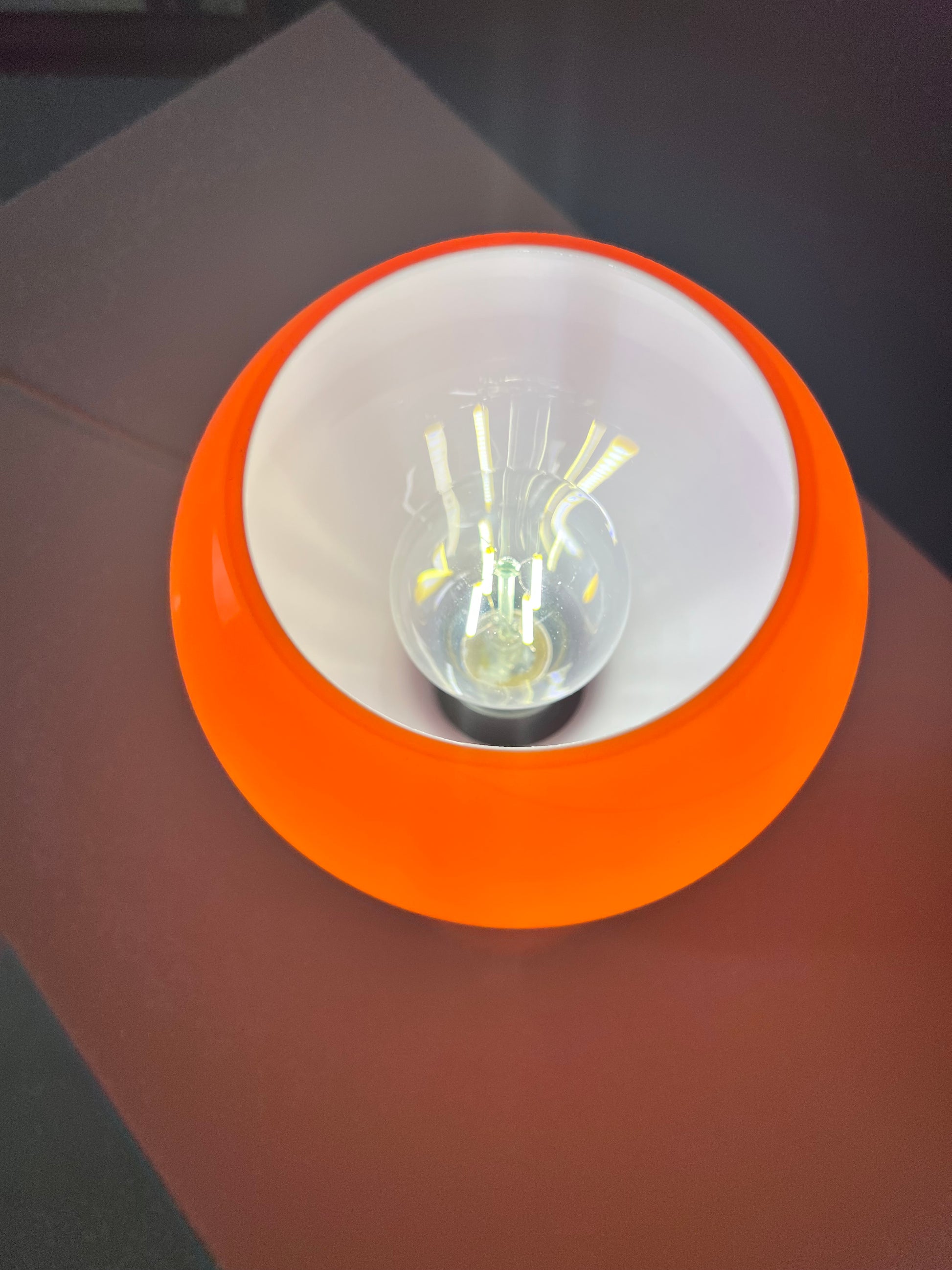 Tischlampe orange von Jean-Paul Emonds-Alt für Philips