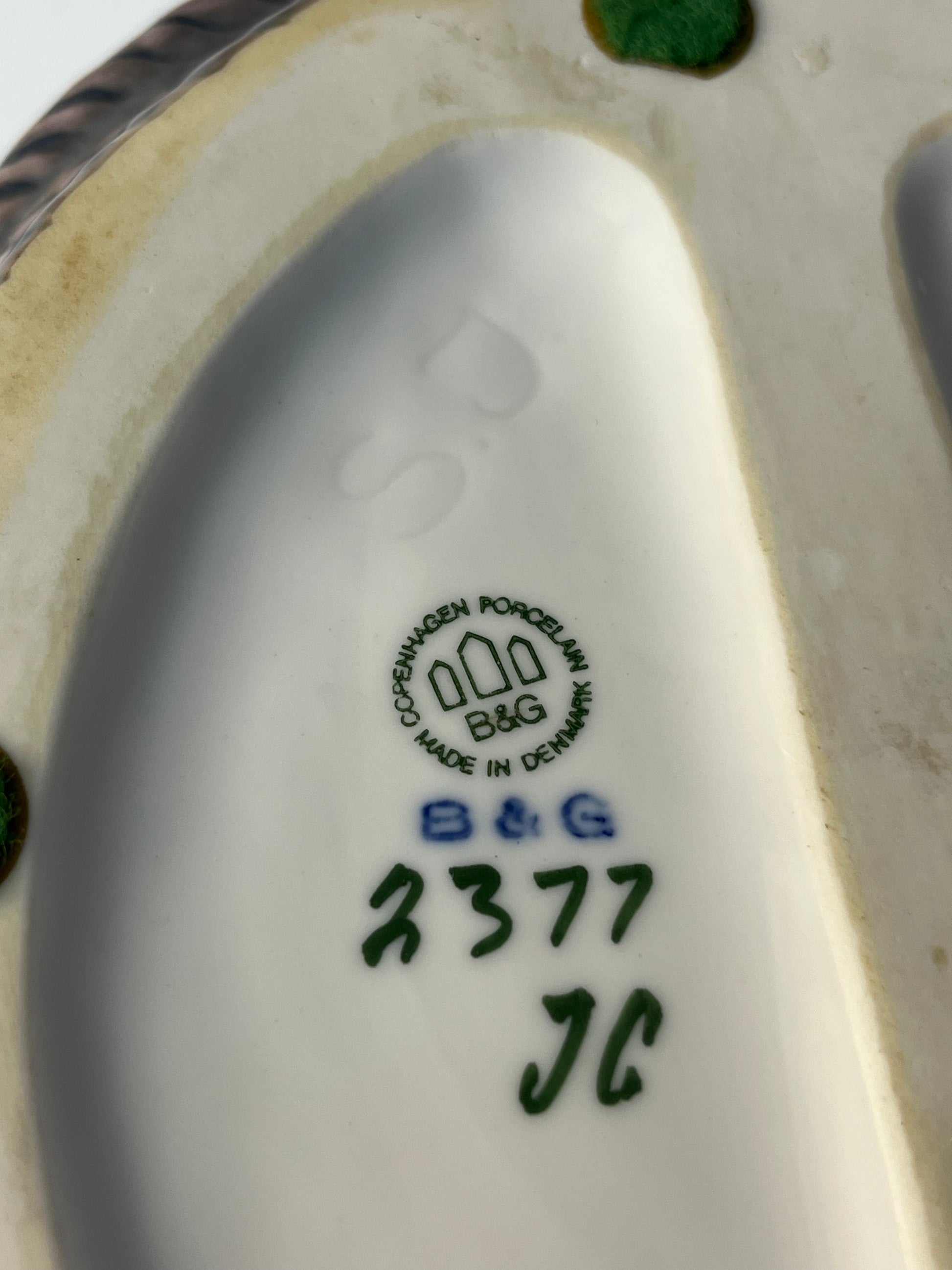 Schale Tau und Anker Modell 2377 Porzellan von Bing & Grøndahl