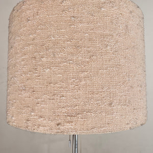 Stehlampe Chrom mit Stoff-Schirm von STAFF