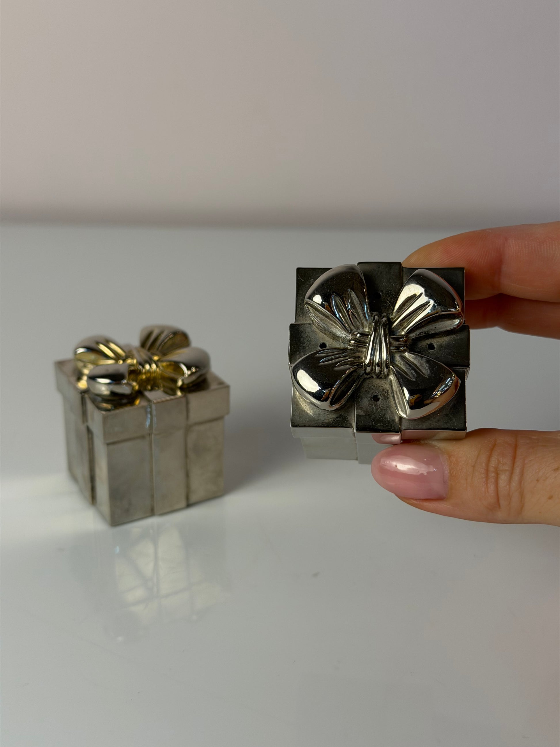 Salz- & Pfefferstreuer Geschenk versilbert