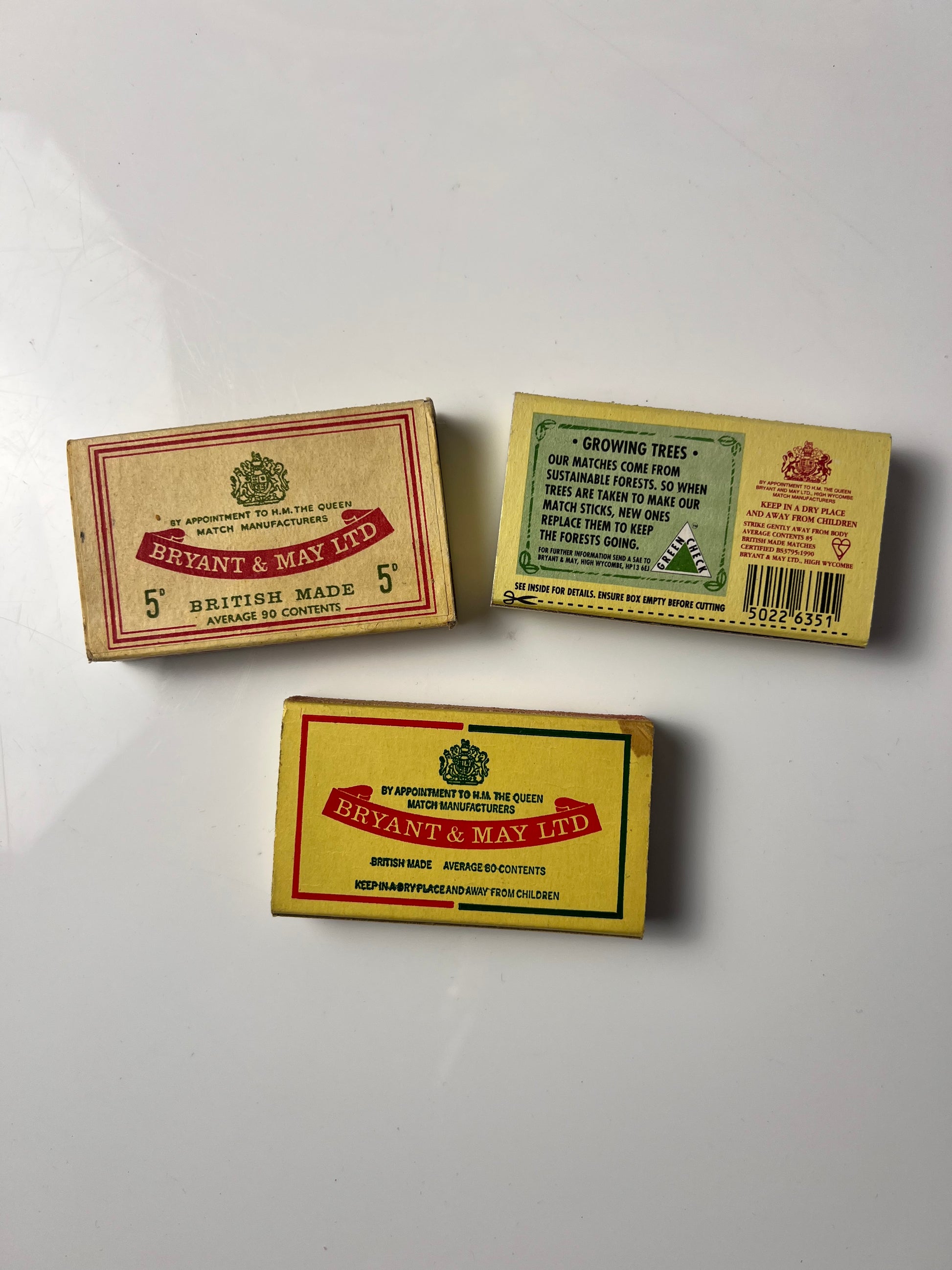 Set: Vintage Streichhölzer Swan Vestas British