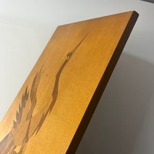 Intarsienbild Kraniche