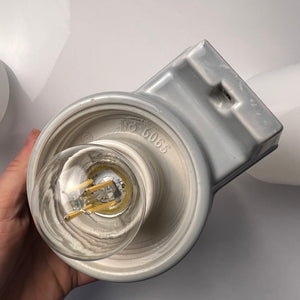 Wandlampe Modell 6065 grau von Sigvard Bernadotte für Ifö