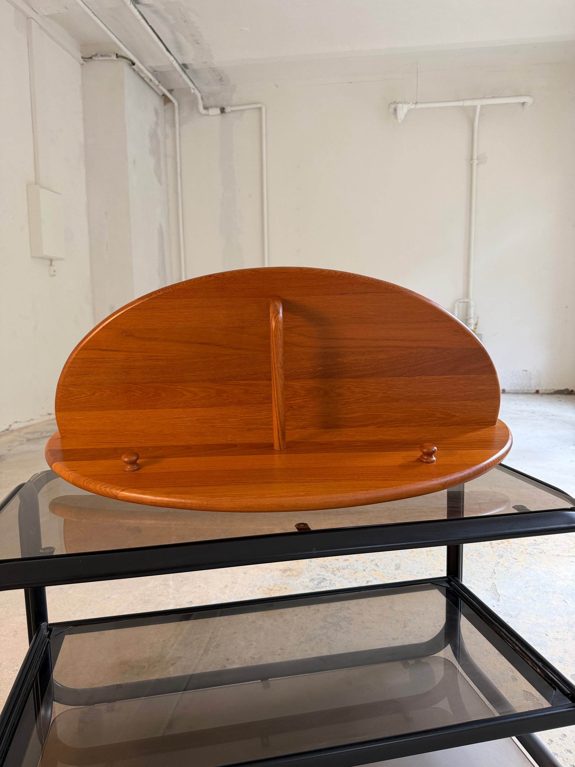 Halbrunde Garderobe Teak von Lysgaard Møbler