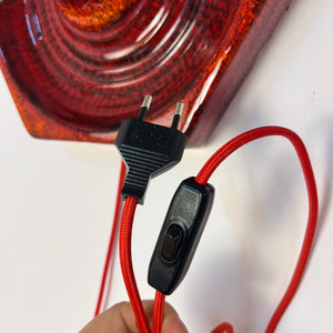 Wandlampe rot Keramik von Hustadt Leuchten