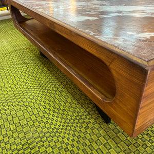 Couchtisch Marmor Teak