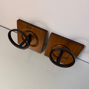 Set: Wandhaken Garderobe Teak von Sudbrock