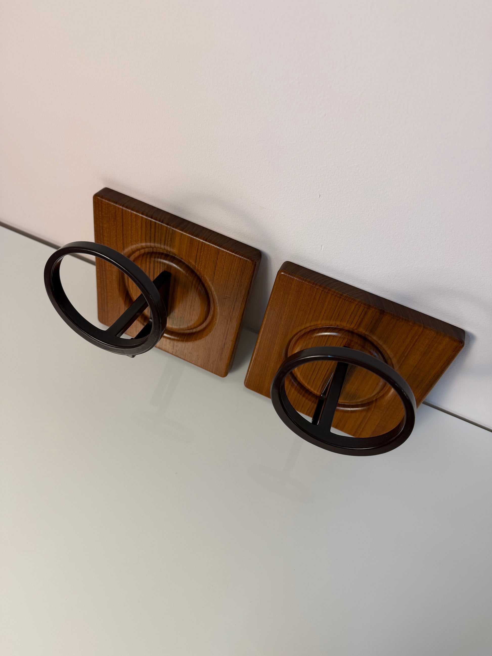 Set: Wandhaken Garderobe Teak von Sudbrock
