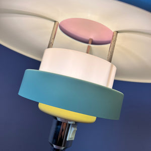 Tischlampe neu lackiert rosa mint