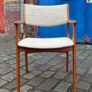 Armlehnstuhl Teak Wolle von Erik Buch für Nova Møbler