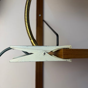 Klemmlampe gelb gold von HOSO (Hoffmeister & Sohn)