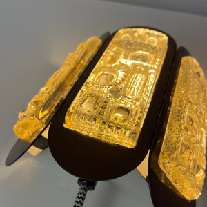 Wandlampe braun Glas von Vitrika