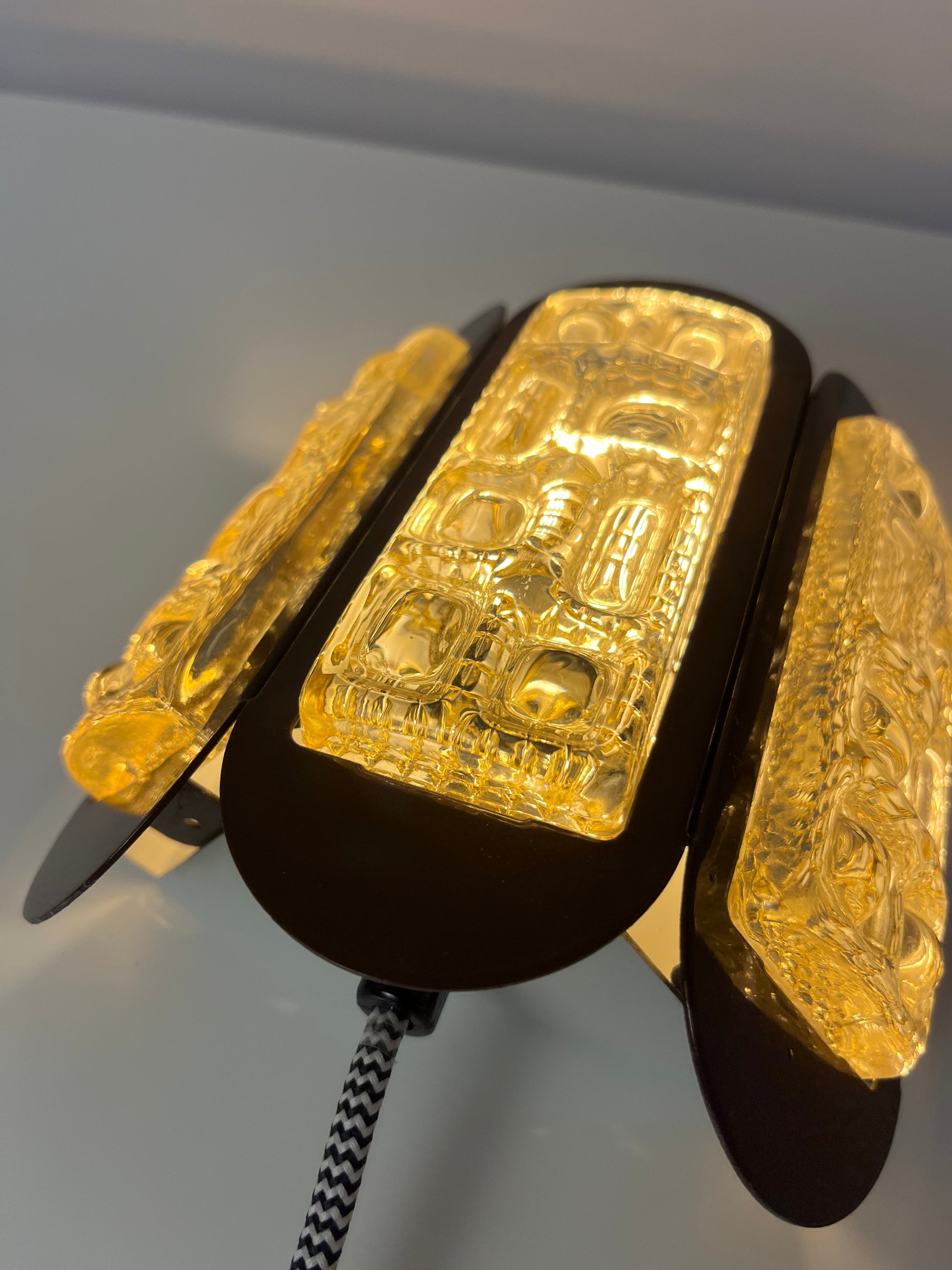 Wandlampe braun Glas von Vitrika