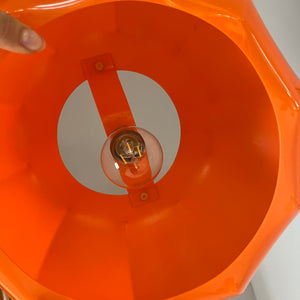 Hängelampe orange Kunststoff von Ilka Plast