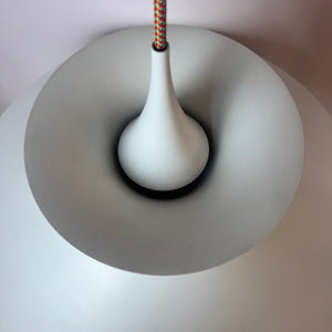 Lamellenlampe 'Radius' weiß von Erik Blaslev für Fog & Mørup