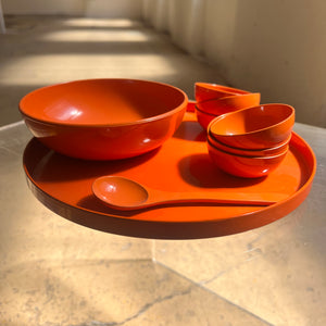 Schalenset orange 70er