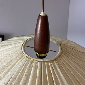 Hängelampe beige braun Teak von Temde