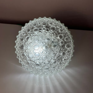 Wand-/ Deckenlampe Kristallglas mit schwarzem Sockel von STAFF