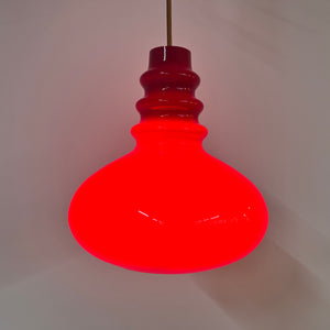 Hängelampe rot Glas von Peill & Putzler