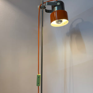Stehlampe orange Chrom von AKA Werke