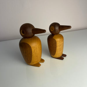 Set: kleiner & großer Pinguin Massivholz aus Dänemark