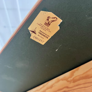 Höhenverstellbarer Schreibtisch / Zeichentisch Kiefer Vinyl von Trekanten