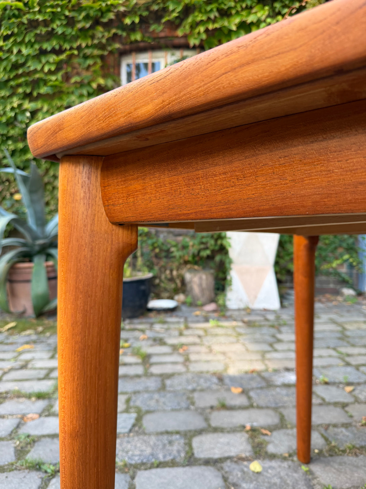 Ausziehbarer Esstisch Teak von Grete Jalk für Glostrup
