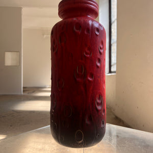 Bodenvase 288-40 rot von Scheurich West Germany
