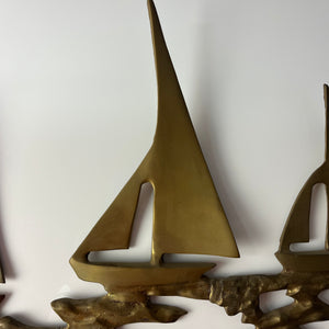 Wanddeko Schiffe Messing aus Dänemark