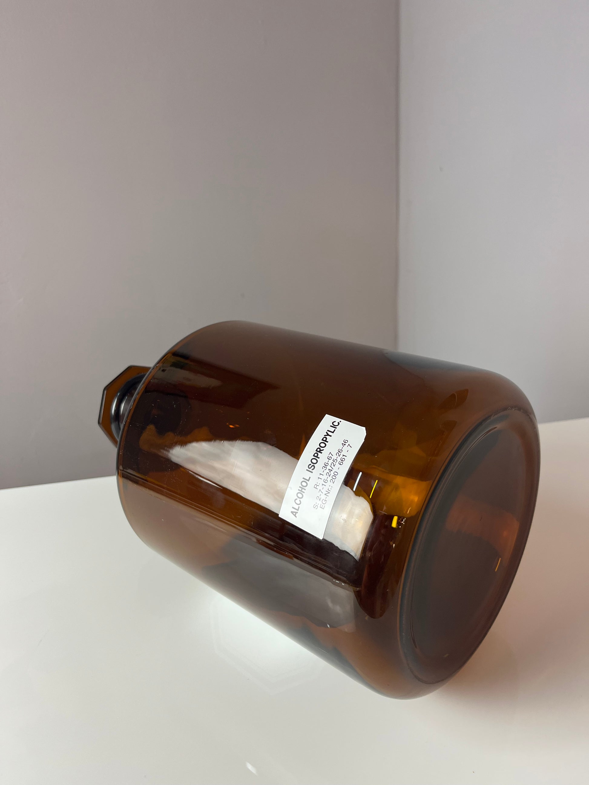Apothekerglas Alcohol Isopropylic braun