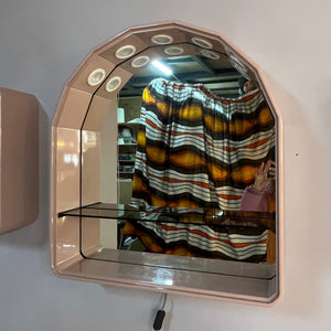 Set: Spiegelschrank rosa von Duscholux