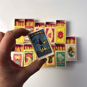 Set: Vintage Streichhölzer Sirius Etiketten aus aller Welt