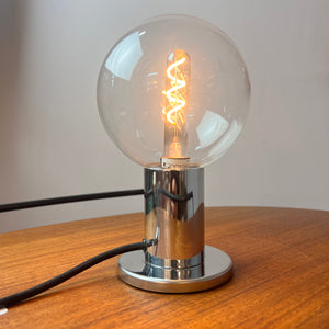 Tischlampe Big Globe Chrom von Motoko Ishii für STAFF