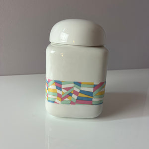 Aufbewahrungsdose Pastelltöne Porzellan