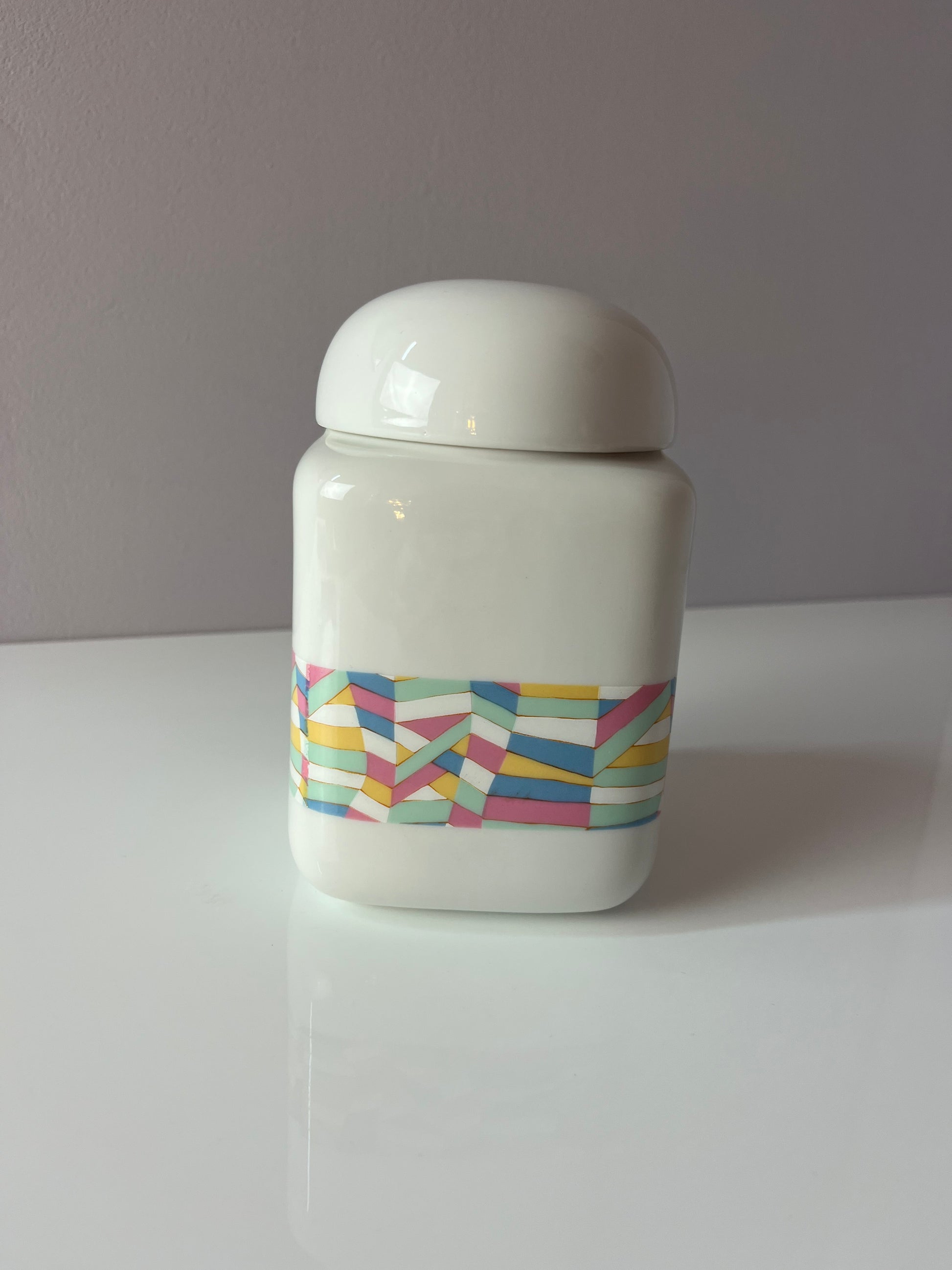 Aufbewahrungsdose Pastelltöne Porzellan