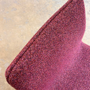 Sessel Lufthavnsstol brombeer-pink Chrom von Anden Arkitekt für Duba Møbelindustri