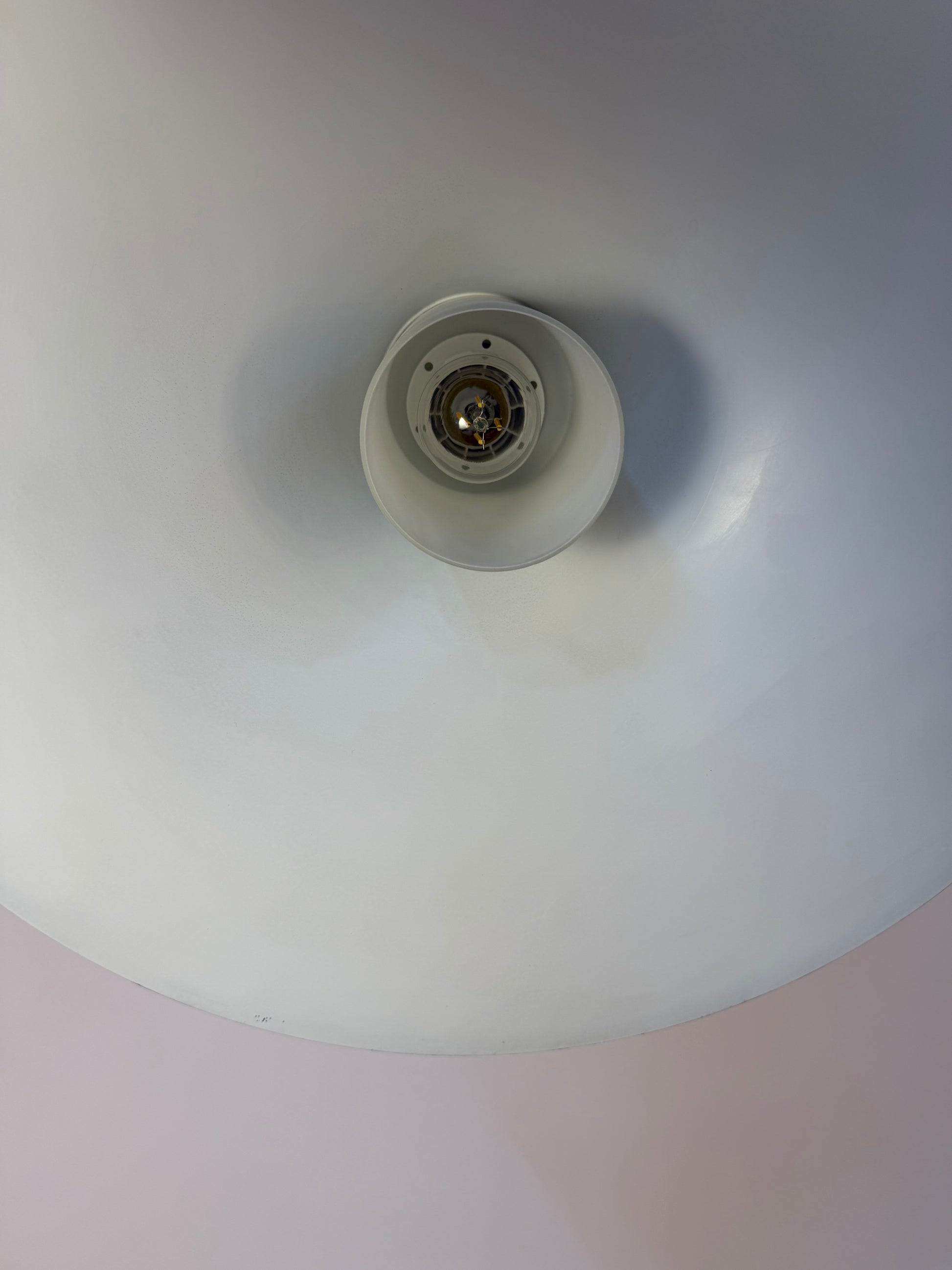 Lamellenlampe silber aus Dänemark