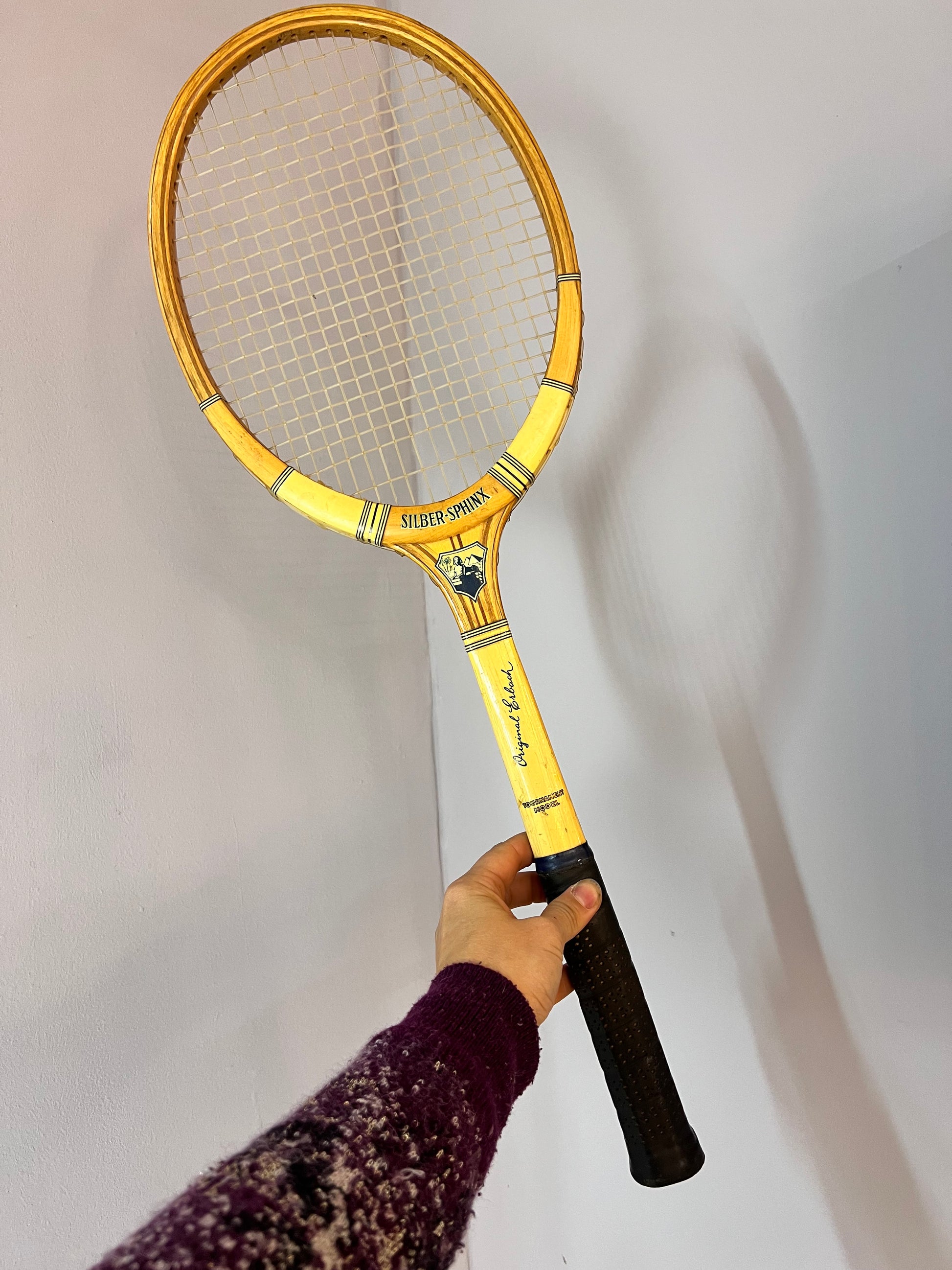 Tennisschläger Silber Sphinx von Erbacher