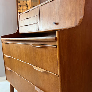 Sekretär mit Spiegel Teak aus Dänemark